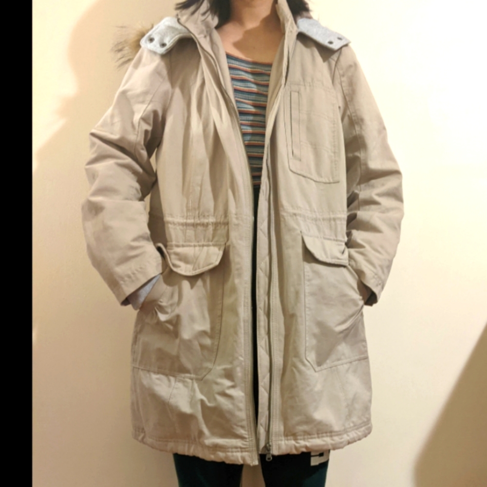 a.n.a. Beige Winter Coat, XL